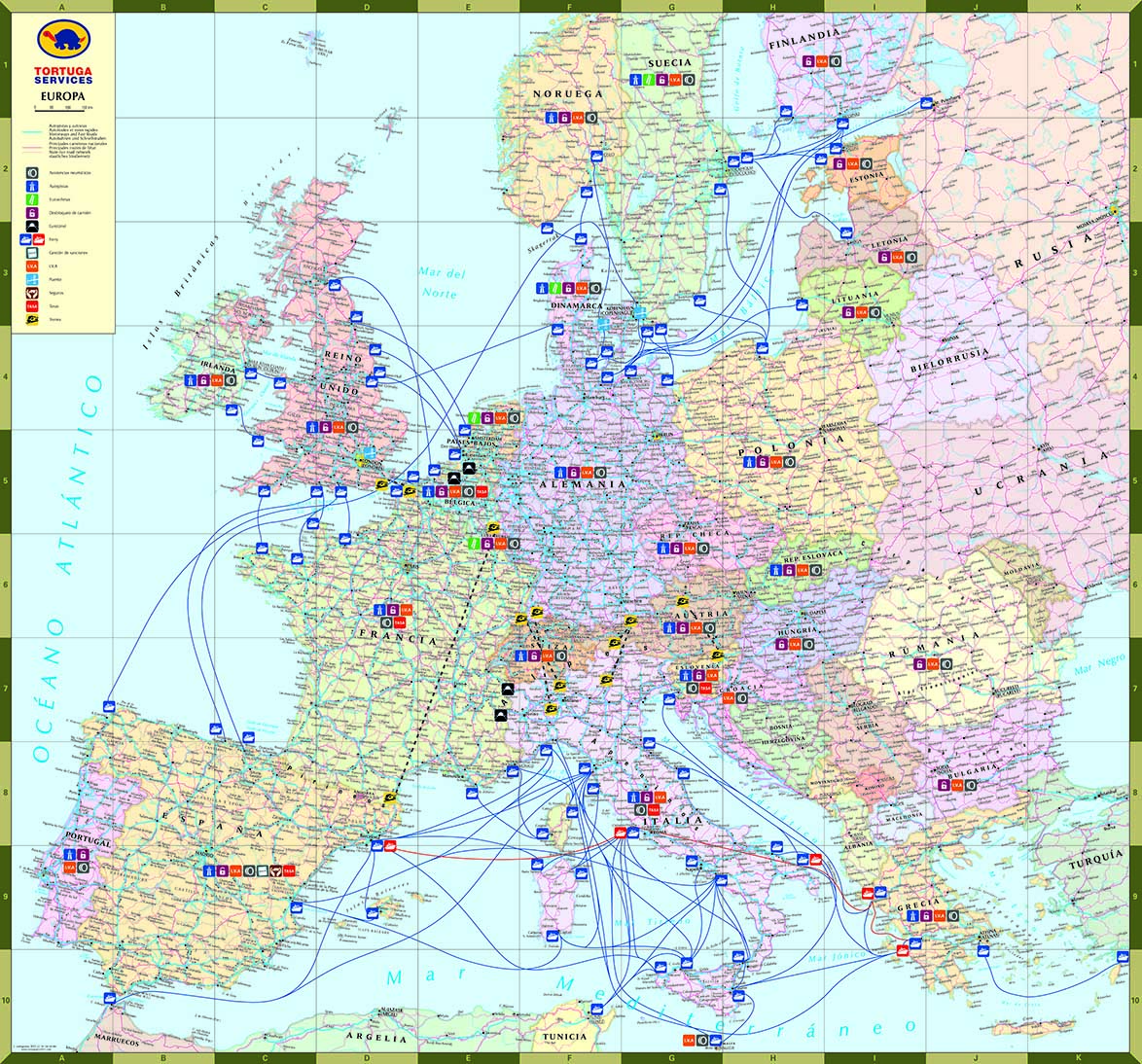 Mapa Europa regalo promocional Navidad